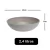 Saladeira redonda 2,4lt tigela bowl 25cm Cinza petra na internet