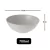 10un Tigela bowl 700ml salada petiscos Cinza Petra - GR GASTRONOMIA E DECORAÇÃO
