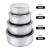 Jogo Conjunto Tigelas Aço Inox 4 Peças Potes Bowl C/ Tampa na internet