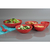 3un Tigela bowl 1lt salada petiscos Vermelho - loja online