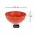 10un TIGELA 500ml BOWL CUMBUCA SOPA CALDO VERMELHO - comprar online