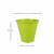 25 Mini vaso cachepot metal decoração vasinho festas verde - GR GASTRONOMIA E DECORAÇÃO