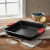 3un Assadeira Antiaderente Retangular 30x25 pegador silicone - GR GASTRONOMIA E DECORAÇÃO