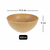 20un TIGELA 500ml BOWL CUMBUCA SOPA CALDO MARROM CLARO - GR GASTRONOMIA E DECORAÇÃO