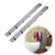 Imagem do 2 kit Gancho Inox Multiuso Cabide Fixação Adesivo e Parafuso
