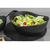 Tigela saladeira bowl oval 1,9lt preto - GR GASTRONOMIA E DECORAÇÃO