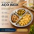3un Petisqueira 3 compartimentos aço inox Redonda Servir - GR GASTRONOMIA E DECORAÇÃO