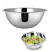 Kit 3un BOWL INOX SALADEIRA 24CM TIGELA BACIA COZINHA - GR GASTRONOMIA E DECORAÇÃO