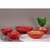 Tigela bowl 1lt salada petiscos Vermelho - loja online