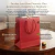 50un Sacola Presente Papel Vermelho 23x18x10cm c/ alça luxo - loja online