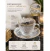12un xicara com pires borda dourada café cha luxo - loja online