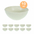 10un TIGELA 500ml BOWL CUMBUCA SOPA CALDO BEGE