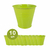 10 Mini vaso cachepot metal decoração vasinho festas verde