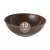 12un Tigela bowl 700ml salada petiscos Marrom Escuro
