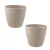 2 un Vaso plantas colmeia decorativo flor G CINZA