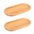 2UN PETISQUEIRA OVAL TÁBUA BAMBU 31,5CM BANDEJA FRIOS