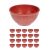 20UN TIGELA 300ml BOWL CUMBUCA SOPA CALDO VERMELHO
