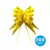 Laço fácil p/ presente 47cm - amarelo c/ Dourado 200 un