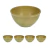 4UN TIGELA 300ml BOWL CUMBUCA SOPA CALDO MARROM CLARO