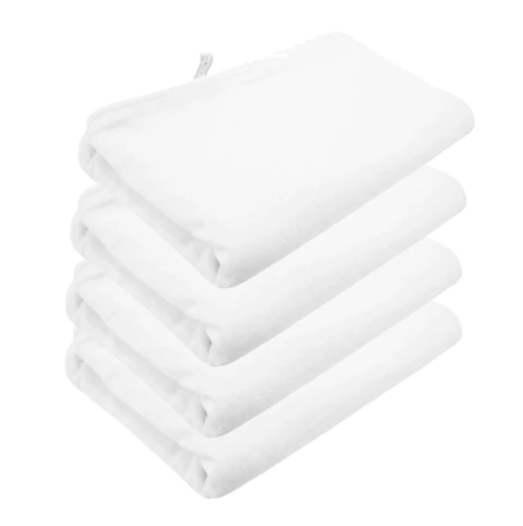 4un Pano prato branco grosso costurado cozinha algodão