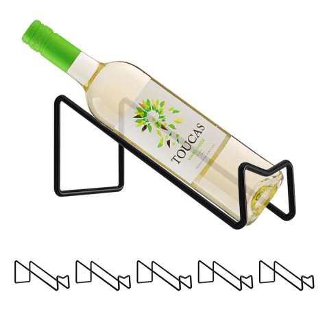 5un Suporte garrafas vinhos champanhe porta adega