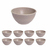 Imagem do 8UN TIGELA 300ml BOWL CUMBUCA SOPA CALDO CINZA