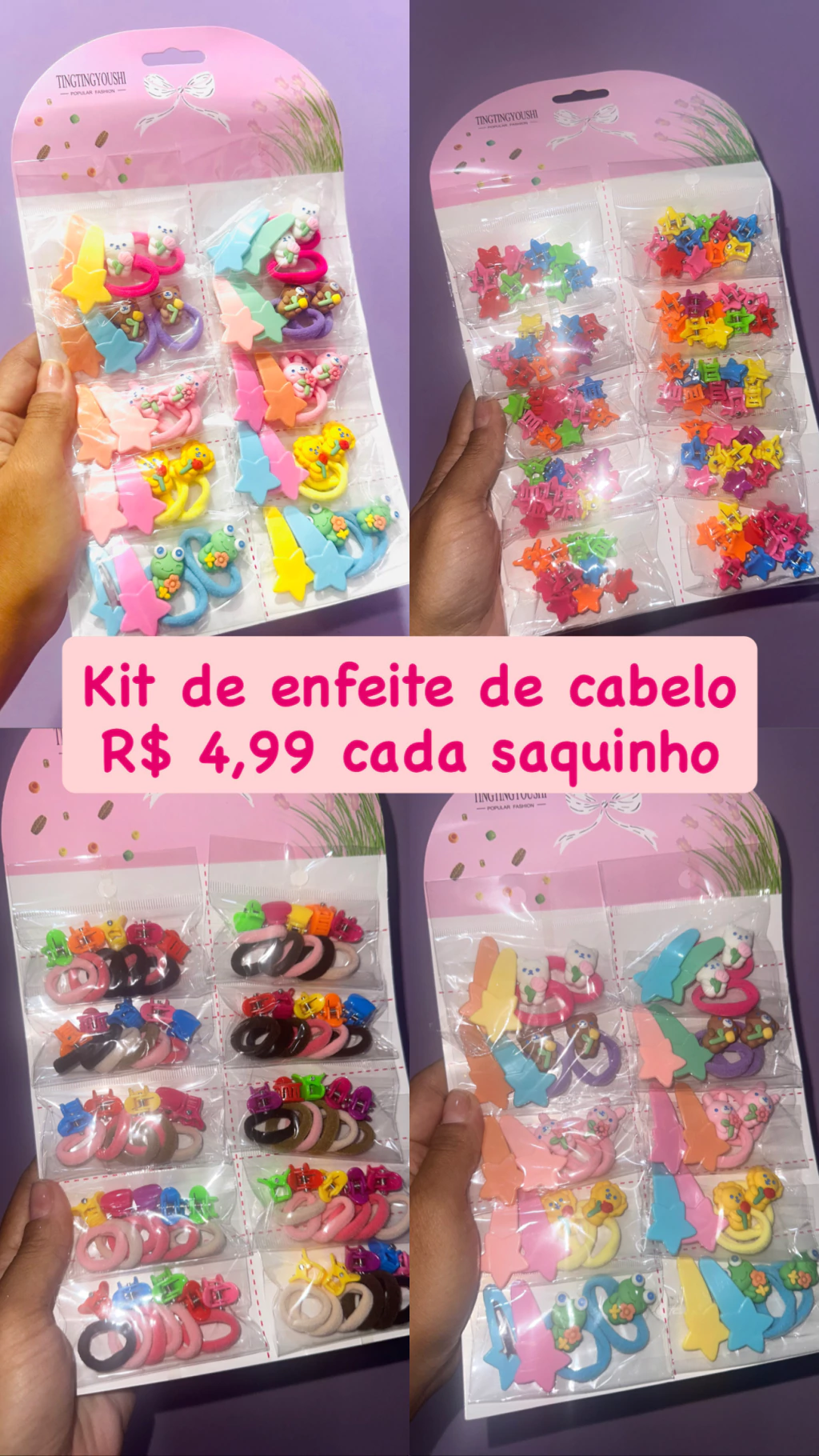 Enfeite infantil para Cabelos