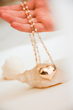 COLLAR GERAL CORAZON CRISTALES en internet