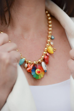 COLLAR GERAL GOLDEN DAISY RAINBOW - ANA ALSOGARAY