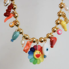 COLLAR GERAL GOLDEN DAISY RAINBOW