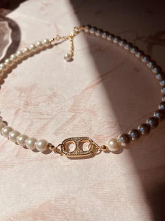 Imagen de COLLAR GERAL CHAPA PERLAS FANTASÍA