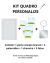 Kit quatro personalize