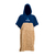 Poncho navy y beige - Surflogic