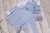 Saída de Maternidade Murilo - Azul bebê (2 peças) - comprar online