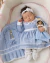 Kit Saída de Maternidade Mel Nossa Senhora Aparecida (6 Peças) - Azul Claro