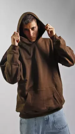 Buzo Oversize Chocolate - comprar online