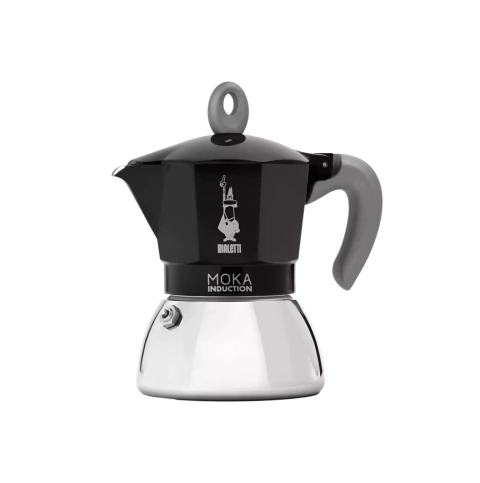 Moka Bialetti Induction Negra - 4 Tazas