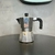 Moka Monix Vitro Express Plateada - 3 Tazas - Café de Barrio