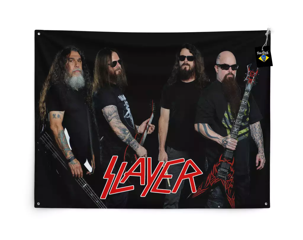 Bandeira grande decoração Slayer