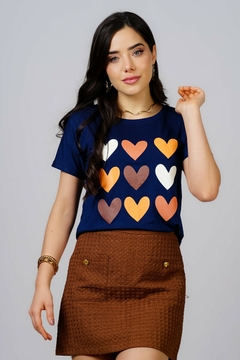 Tshirt - Corações - comprar online