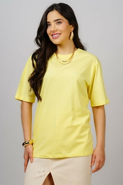 Maxi Tshirt (Amarelo bebê) - comprar online