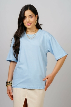 Maxi Tshirt (Azul bebê) - comprar online