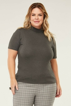 Gola Alta "Plus Size" (Grafite)