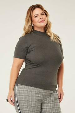 Gola Alta "Plus Size" (Grafite) na internet