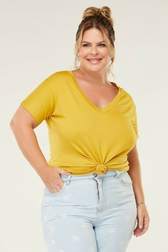 Gola V "Plus Size" (Mostarda) na internet