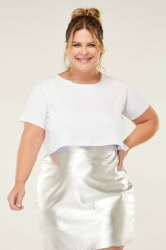 Cropped "Plus Size" (Branco) - G&B Bros