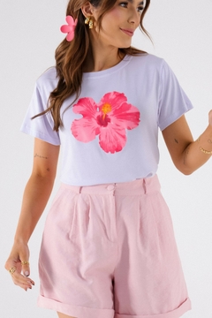 Imagem do Tshirt - Hibisco