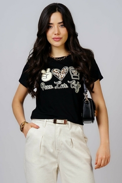 Tshirt - Peace Love Coffee