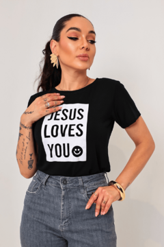 Tshirt - Jesus Loves You na internet