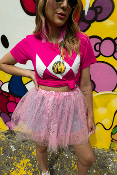 Tshirt - Power Rangers (Pink) na internet